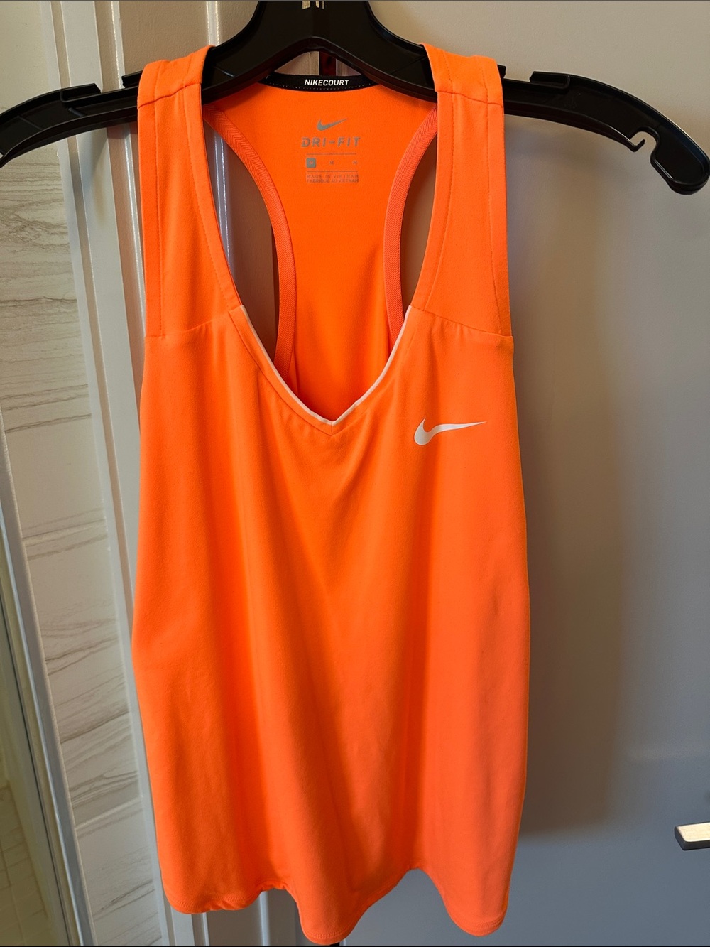 Nike Women’s Bright Orange Dri-FIT Racerback Tank